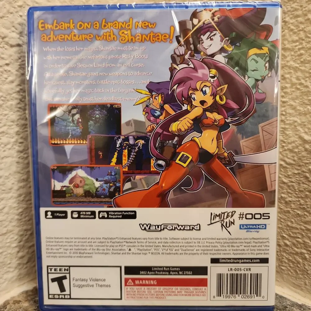 Game - Shantae and the Pirate's Curse (NEW) - PS5 - Limited Run Games